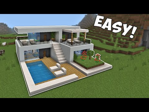 🏠 Ultimate Minecraft Modern House Build Hack!