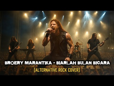 🎸BIARLAH BULAN BICARA - BROERY MARANTIKA (BULAN SABIT) || Alternative Rock Cover #music 