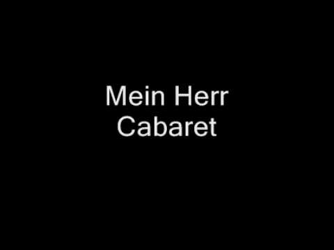 Mein Herr - Instrumental Piano