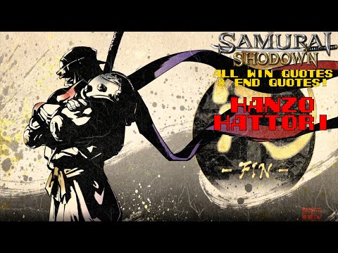 Samurai Shodown (2019) - Hanzo Hattori's All Win Quotes & End Quotes!