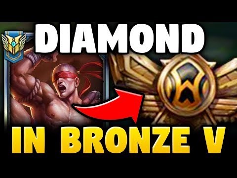 I TOOK MY LEE SIN INTO BRONZE V... | Bronze V to Diamond (Lee Sin Only) #1 - League of Legends