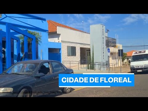 Cidade de Floreal SP • passeio de carro pelas ruas da cidade