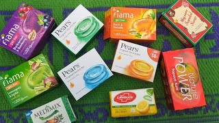 Pears fiama dove papaya hamam Margo medimix mysore sandal soaps 