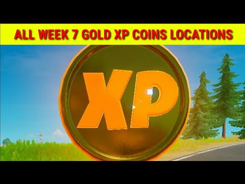 All Week 7 Gold XP Coins Locations - Gold XP Coins Locations Week 7