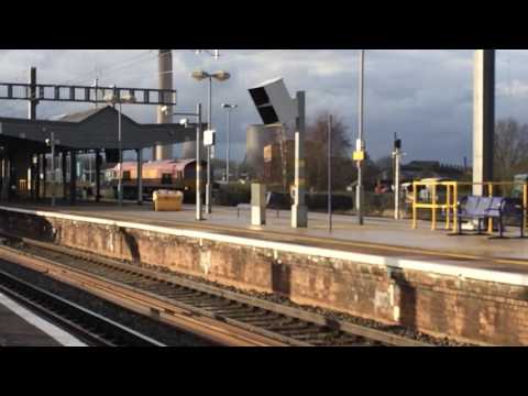 Ews class 66 165 shuts down at didcot parkway