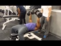 Flat bench chess 115 dumbbell 230 total 
