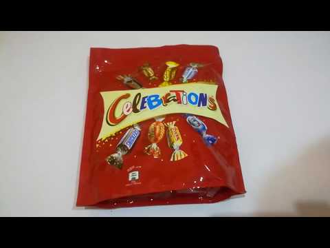 Celebrations chocolate unboxing for kids