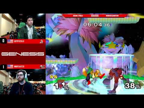 Genesis 5 - EGTV | R2DLiu (Fox) vs War | Gahtzu (C. Falcon) - SSBM - Round 2 Pools, Winners Quarters