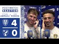 “Can you shout?” 😂 | Ethan Ampadu and Joe Rodon | Leeds United 4-0 Norwich City (Agg: 4-0)