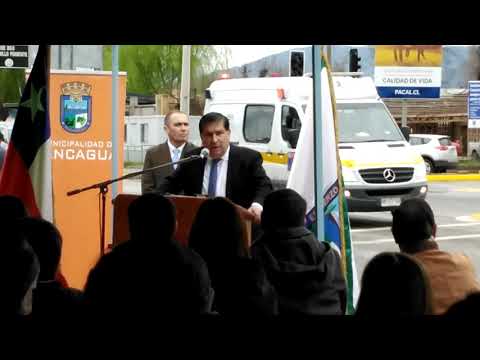 Inauguran primer semaforo en Nancagua