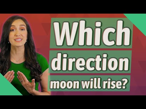 Moonrise Direction