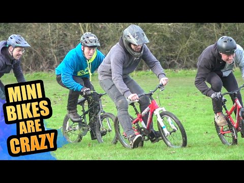MINI MOUNTAIN BIKES ARE CRAZY - TINY MTB FREERIDE SHREDDING!