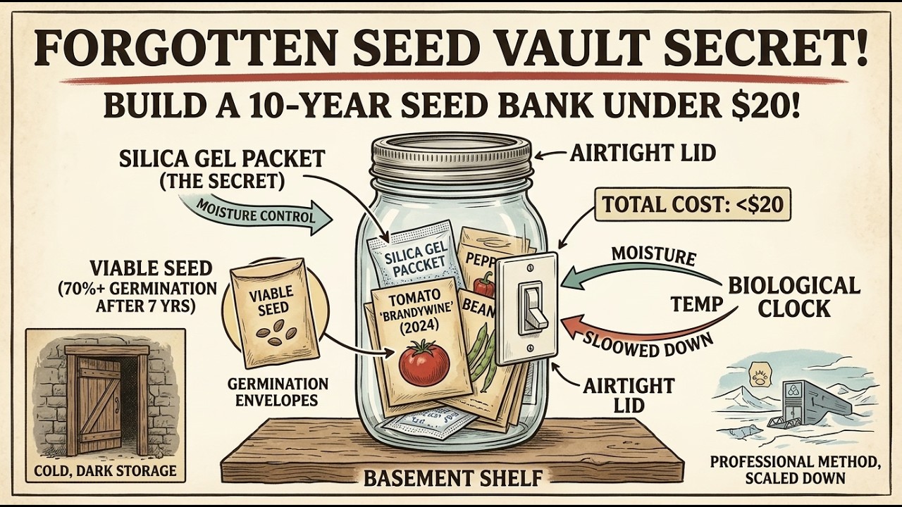 The Lost Art of Seed Saving: How to Build a Seed Vault That Lasts 10 Years for Under $20