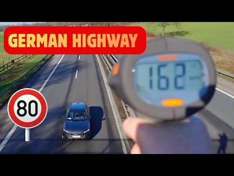 German Highway A61 Speed limit 80 km/h Viersen-Dulken