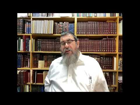 1st Class - Rabbi Paltiel - on the Ma'amar   Mashcheini 5718