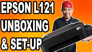 EPSON L121 UNBOXING AND SETUP | The Printing Shock | Marlon Ubaldo