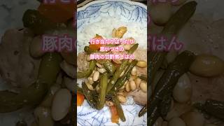 思いつきで作る！豚肉の甘酢煮ごはん #料理 #簡単#節約#時短#レシピ#ごはん