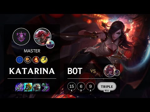 Katarina Bot vs Xayah - EUW Master Patch 11.12