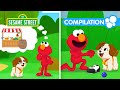 Sesame Street Help Elmo And Puppy Find The Missing Hat And Shoe