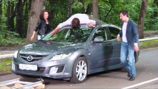 Съёмка сцены из сериала "Дневник доктора Зайцевой"