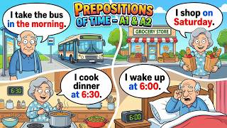 📘Learn & Speak English With Fun | Prepositions Of Time For Beginners 💪