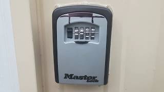 Open a #Masterlock 5401D wall lock box, and modification! @McNallyOfficial come at me bro!