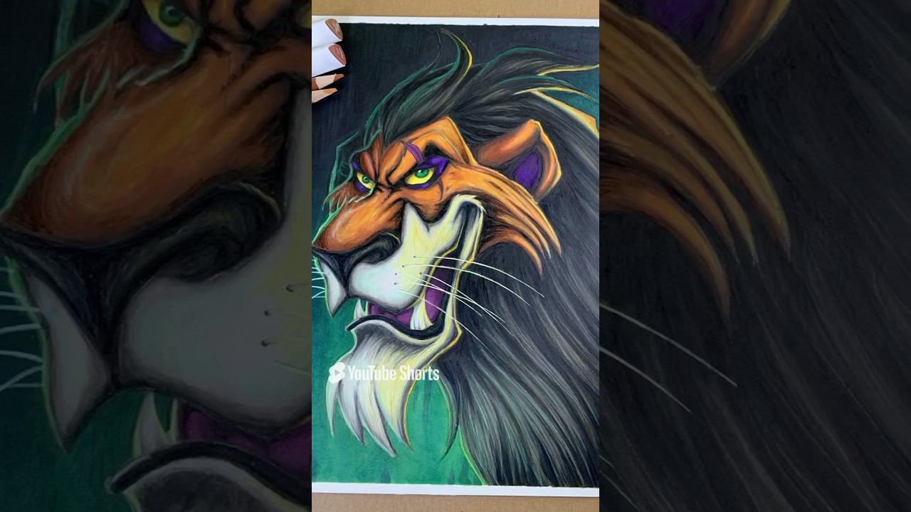 Scar From The Lion King Disney Drawing