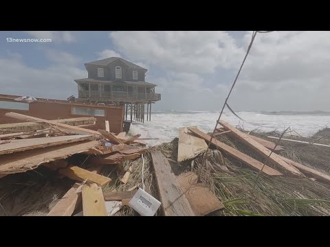 More homes collapse into the ocean in Buxton, NC