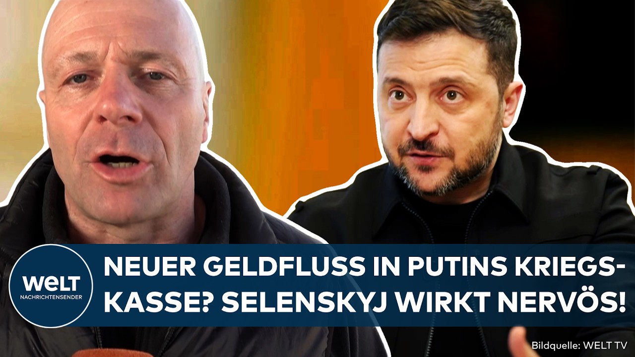 UKRAINE-KRIEG: Selenskyj schlägt Alarm! Putin könnte sich mit Iran-Krise die Kriegskasse voll machen