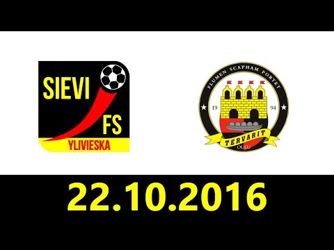 22.10.2016 Sievi FS - Tervarit klo 16.00 Futsal-Liiga