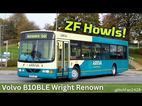 Volvo B10BLE ZF Howls! Preserved Arriva Northumbria 4515