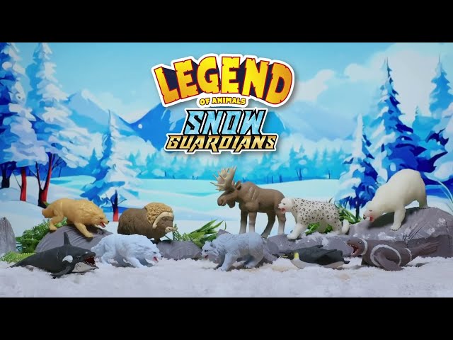 Дисплей стретч-іграшок серії Legend of animals Максі - Вартові крижаного світу (10 шт)