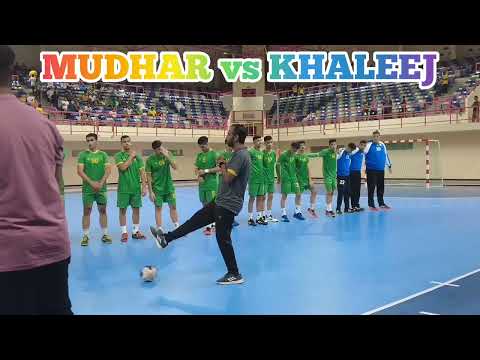 WARM-UP FOR HANDBALL MATCH || MUDHAR vs KHALLEJ