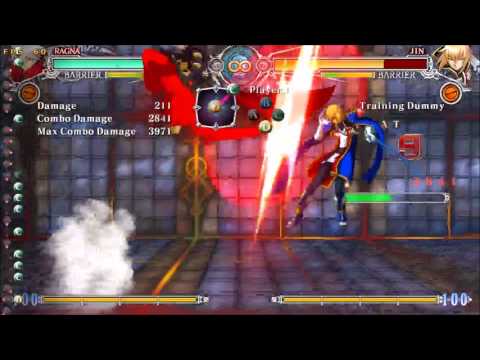 BBCF - Ragna air to air ch jC