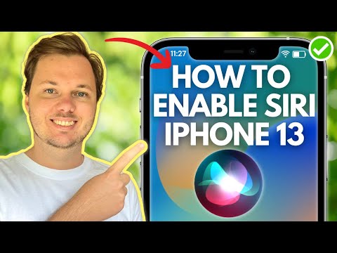 How To Use/Enable Siri On iPhone 13/ iPhone 13 Pro/ iPhone 13 Pro Max