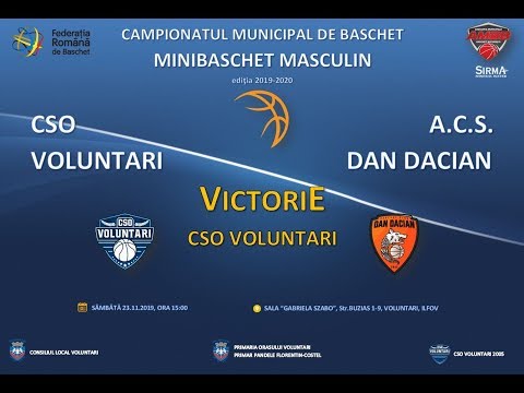 Victorie CSO Voluntari in CSO Voluntari - ACS Dan Dacian (U12 team, 23.11.2019 HD Version)