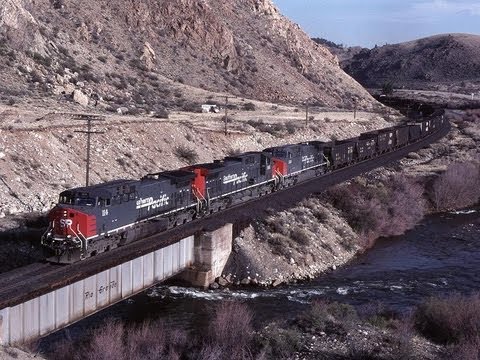 D&RGW's scenic Tennessee Pass line, and a heavy SP Geneva ore train. 1996...