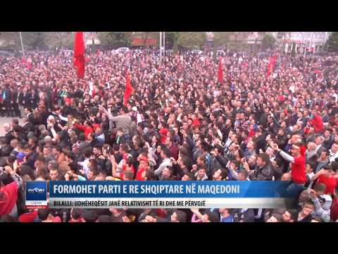 GLOBI EKSKLUZIV, FORMOHET PARTI E RE SHQIPTARE NE MAQEDONI
