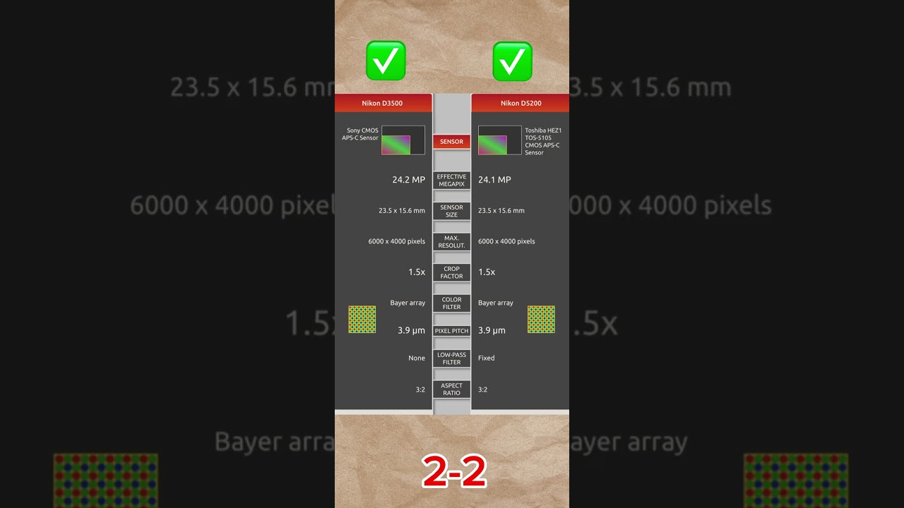 D5200 Vs D3500 - Which one is best #photography #nikon #comparison