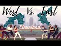 Living in Cleveland Ohio East side vs West side