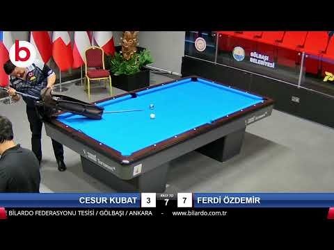 CESUR KUBAT & FERDİ ÖZDEMİR Bilardo Maçı - 