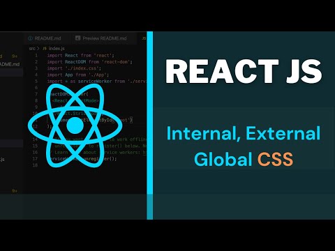 REACT JS 201 | Inline, Internal, External and Global CSS | Conditional Styling | Desi Programmer