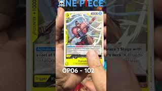One piece tcg OP06 Secret Rare 🟢! #onepiecetcg #onepiececardgame #wingsofthecaptain #onepiece