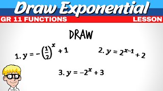 Draw Exponential | Grade 11 Functions