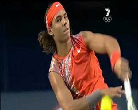 Rafael Nadal - Overhead Smashes Practice (Close Up)