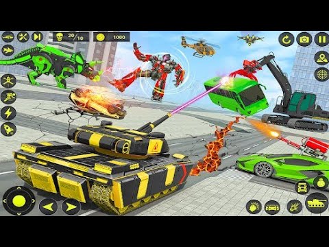 Tank Robot Car Game2023 Robot Dinosaur Game#@Bhola bhai
