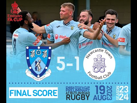 Rugby Town 5-1 Newcastle Town - 19/08/23 - FA Cup Preliminary Round - Match Highlights