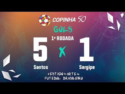 Gols de Santos 5 X 1 Sergipe, Copinha 2019
