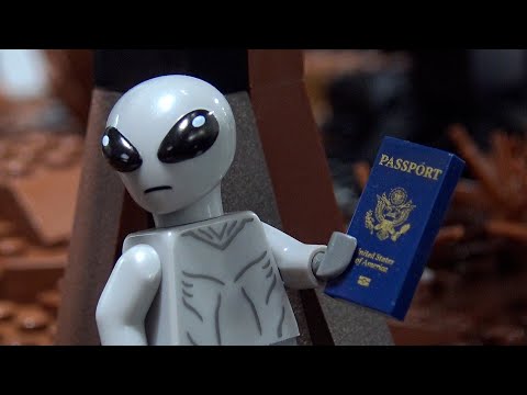 LEGO War of the Worlds Alien vs Military Battle