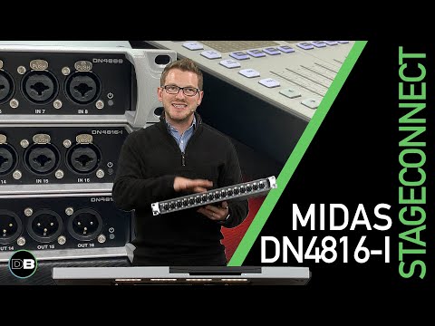 StageCONNECT - Midas DN4816-I Setup with the Behringer Wing